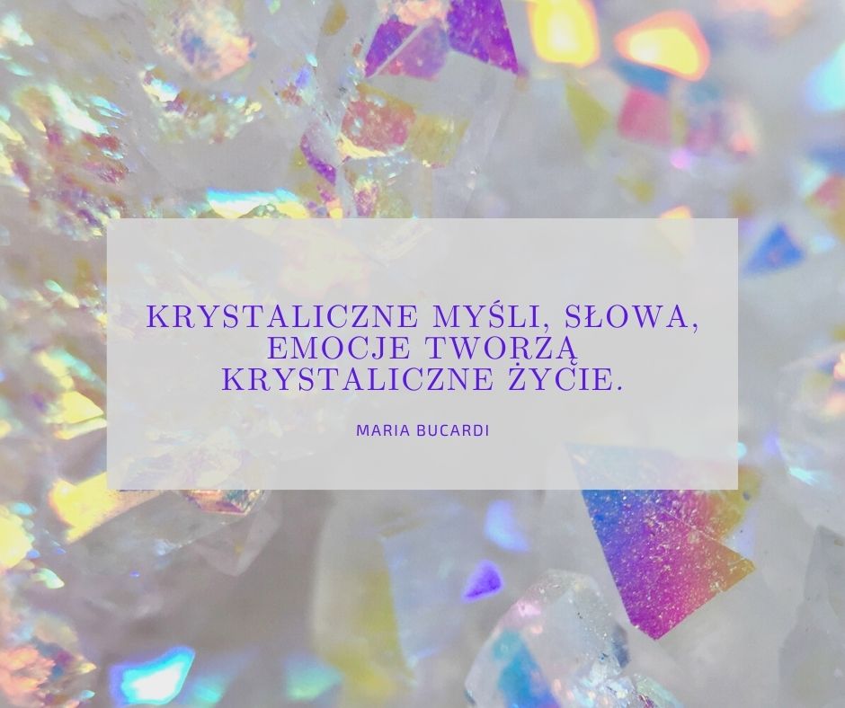 krystaliczne myśli, słowa, emocje Maria Bucardi ceremonia