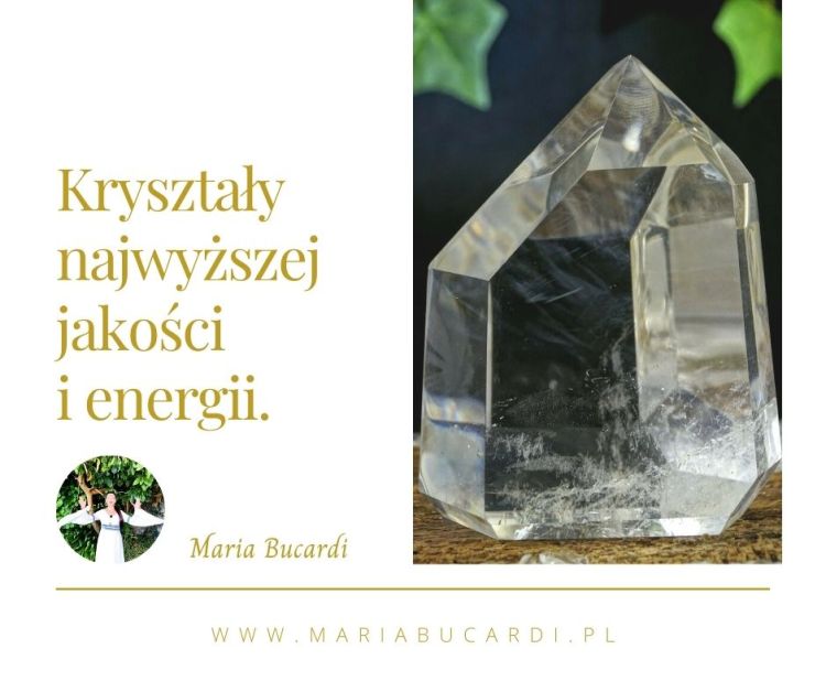 kryształy, obelisk, kwarc górski, Maria Bucardi