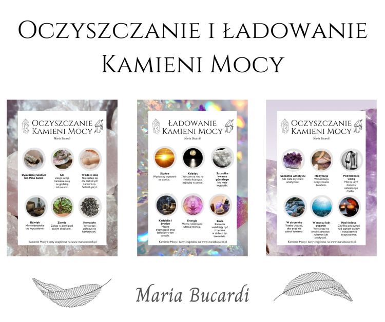 oczyszczanie i ładowanie kamieni, minerałów, Maria Bucardi