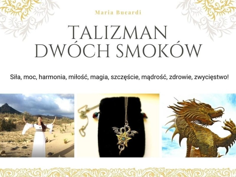 Talizman Dwóch Smoków – działanie, właściwości i znaczenie – żywioły, metale, kolory,&nbsp;smok