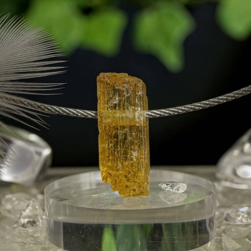 Topaz złoty królewski Imperial, Kamień Mocy od Marii Bucardi, właściwości, działanie, znaczenie