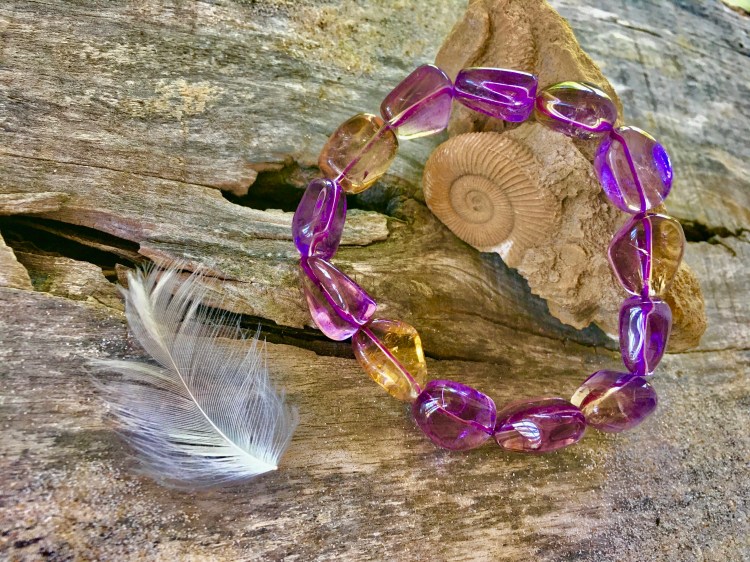 Ametryn Kamien Mocy w formie bransoletki Mitycznych drzew Edenu od Marii Bucardi_3414