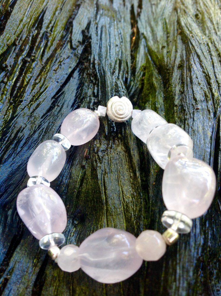 bransoletka od Marii bucardi kwarc rozowy