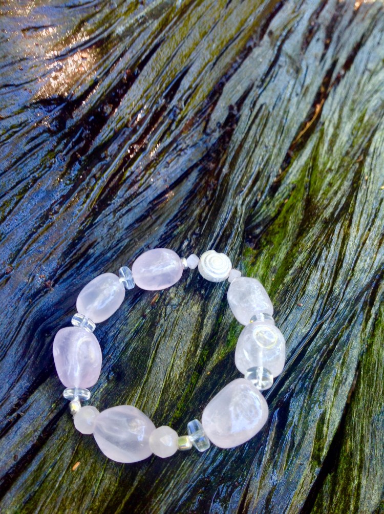 bransoletka od Marii bucardi kwarc rozowy