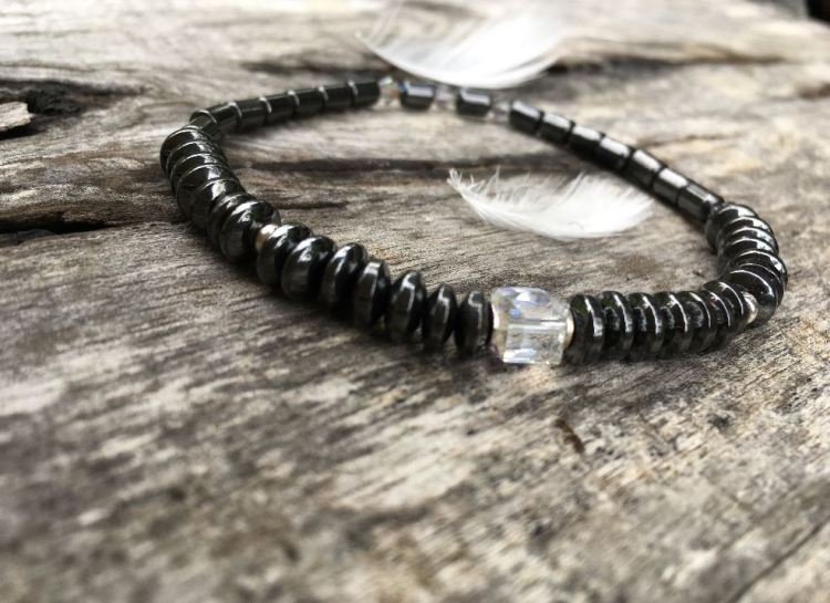 Inghean Corka bogow mityczne drzewa edenu bransoletka od marii bucardi hematyt1 krysztal