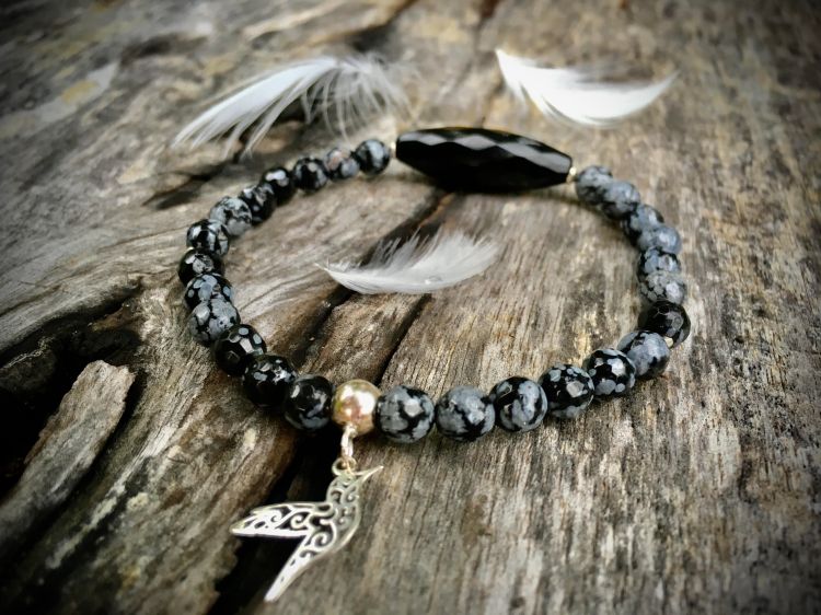 obsydian onyks maria bucardi bransoletka drzewa edenu