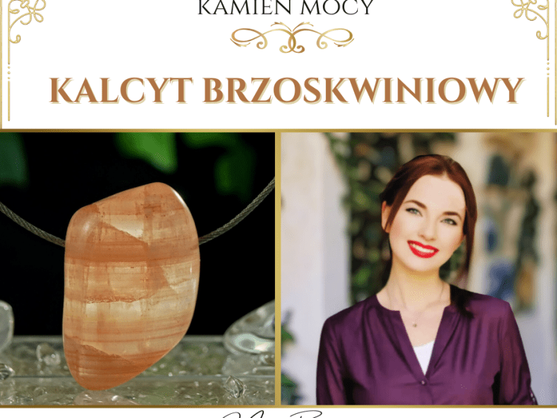 Kalcyt Brzoskwiniowy – Znajdź spokój w chaosie – otul się ciepłem, harmonią i pozytywną&nbsp;energią.